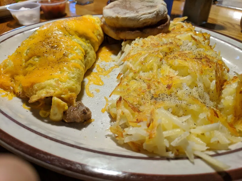 Scrambled Eggs and Hash Browns