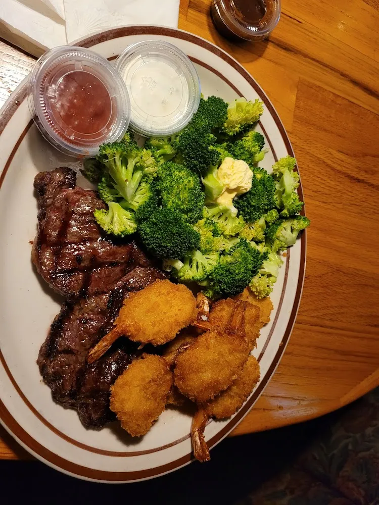 Steak and Prawns Without the Baked Potato